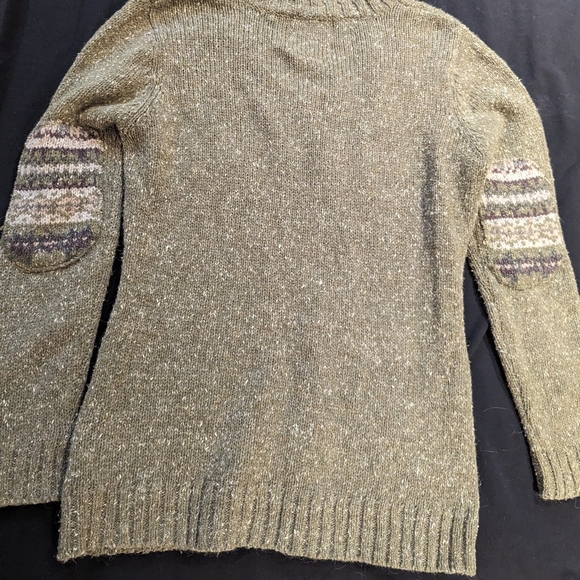 One On One, Vintage, Green Sweater - Picture 2 of 4